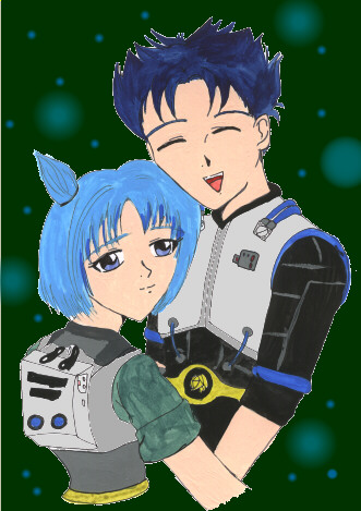 Annica's second one - I liiike :)  Wonder if Juno really does have blue hair...